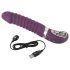 SMILE Soft - vibratore ricaricabile con riscaldamento (viola)