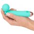 Cuties Mini Wand - vibratore massaggiante ricaricabile e impermeabile (verde)