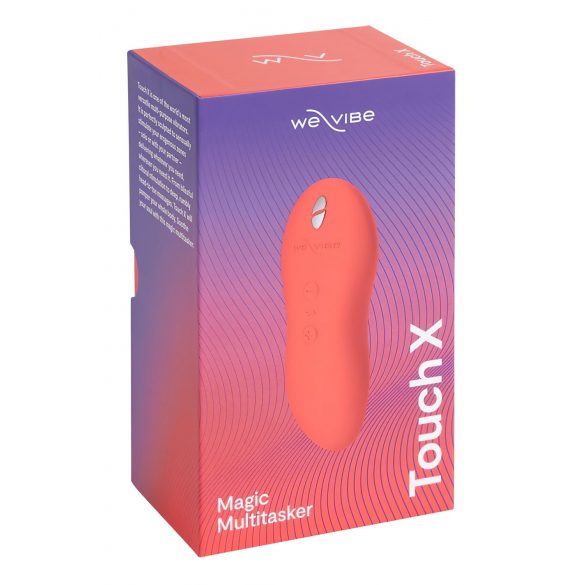 We-Vibe Touch X - vibratore clitorideo ricaricabile e impermeabile (corallo)