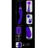 Javida - Set vibratore e stimolatore clitorideo 2in1 ricaricabile (viola)