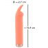 You2Toys Peachy Mini Bunny - Vibratore Clitorideo con Coniglietto (Pesca)