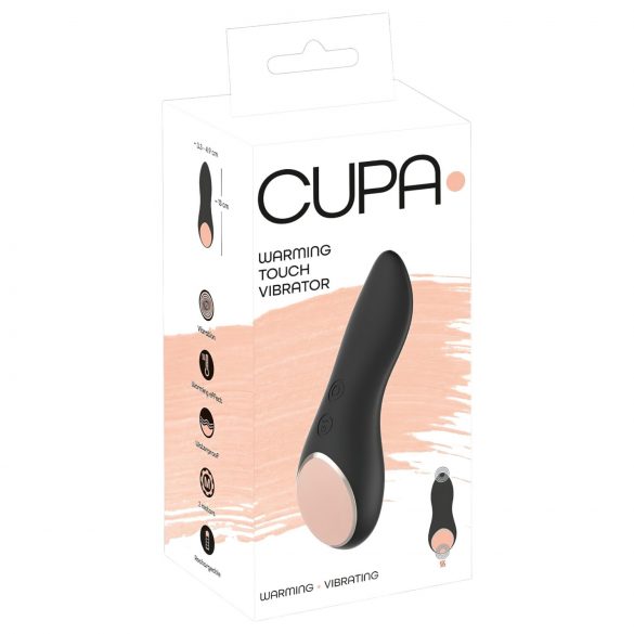 You2Toys CUPA - Vibratore clitorideo riscaldante ricaricabile (nero)