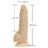 Naked Addiction Rotante 7 - Vibratore ricaricabile (18cm) - Naturale