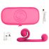 Snail Vibe Duo - Vibratore stimolante ricaricabile 3in1 (rosa)