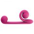 Snail Vibe Duo - Vibratore stimolante ricaricabile 3in1 (rosa)