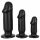 Kit Anale Training - Set di Plug (3 pezzi) - Nero