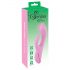 SMILE Nodding - Vibratore con asta, ricaricabile, pulsante (rosa)