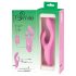 SMILE Nodding - Vibratore con asta, ricaricabile, pulsante (rosa)