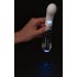 You2toys Liaison - vibratore LED in silicone e vetro (trasparente-bianco)