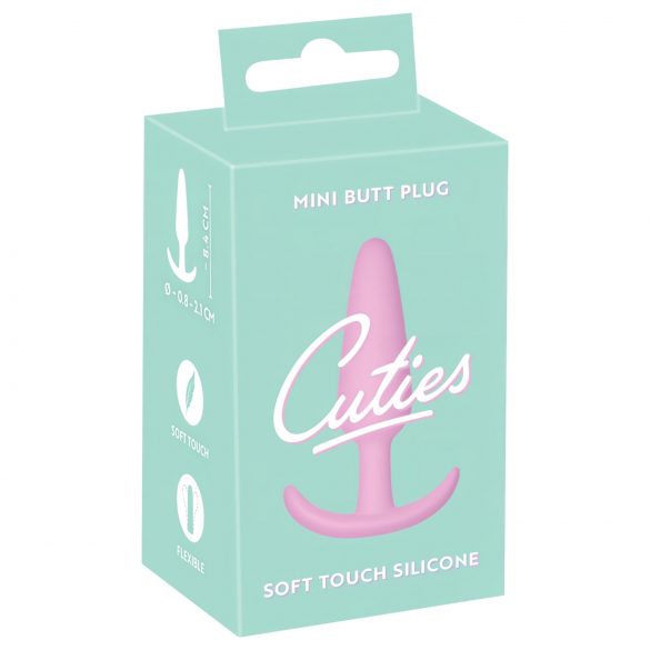 Plug Anale Mini Cuties - silicone - rosa (2,1 cm)