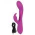 Javida Thumping Rabbit - Vibratore viola con 3 motori e braccio clitorideo