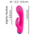 You2Toys Bunt - Vibratore ricaricabile waterproof con braccio clitorideo (rosa)