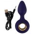 SMILE - vibratore anale ricaricabile (viola)