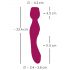 You2Toys Rosenrot - Vibratore massaggiante ricaricabile a forma di rosa (rosso)