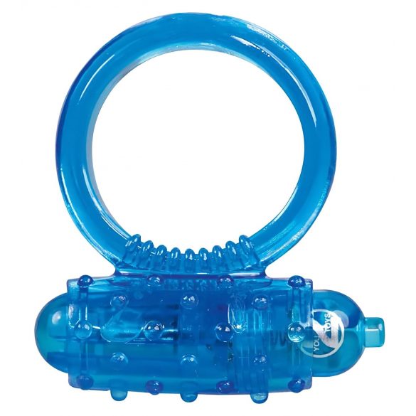 You2Toys - Anello vibrante in silicone puro - blu reale