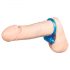 You2Toys - Anello vibrante in silicone puro - blu reale