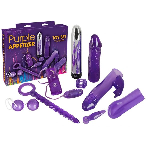 You2Toys - Purple Appetizer - set vibrante (9 pezzi)