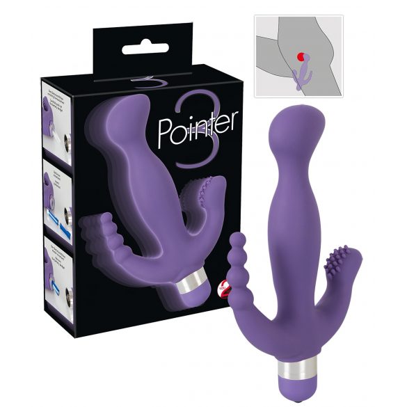 You2Toys - Pointer - Triplo piacere vibrante (viola)