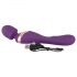 Javida Double - vibratore massaggiatore (viola)