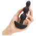 b-Vibe - Vibratore Anale Triplo con Perle Ricaricabile (Nero)