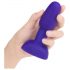 b-Vibe Rimming - Vibratore anale con perline rotanti (viola)