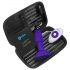 b-Vibe Rimming - Vibratore anale con perline rotanti (viola)