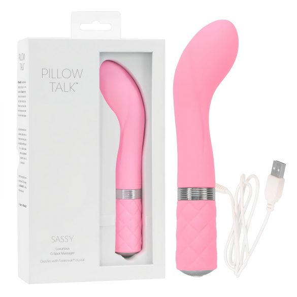 Pillow Talk Sassy - Vibratore punto G ricaricabile (rosa)