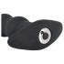 Black Velvet - Vibratore anale nero con 5 perle ricaricabile