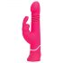 Happyrabbit Thrusting - Vibratore spingente con stimolatore clitorideo (rosa)