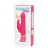 Happyrabbit Thrusting - Vibratore spingente con stimolatore clitorideo (rosa)