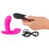 SMILE Panty - vibratore rosa con radio, ricaricabile e indossabile