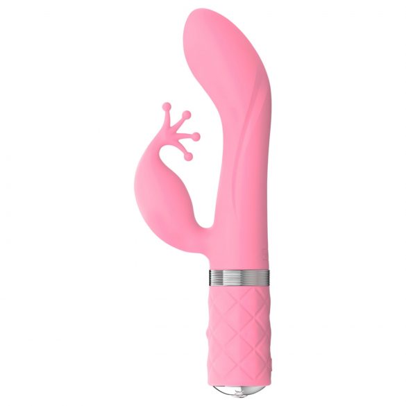 Pillow Talk Kinky - vibratore G-spot ricaricabile a doppio motore (rosa)