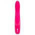 Happyrabbit Curve Slim - vibratore impermeabile con stimolatore clitorideo (rosa)