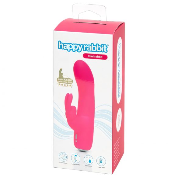 Happyrabbit Mini - vibratore ricaricabile (rosa)