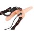 You2Toys - Strap-On vibratore doppio ricaricabile e regolabile (naturale)