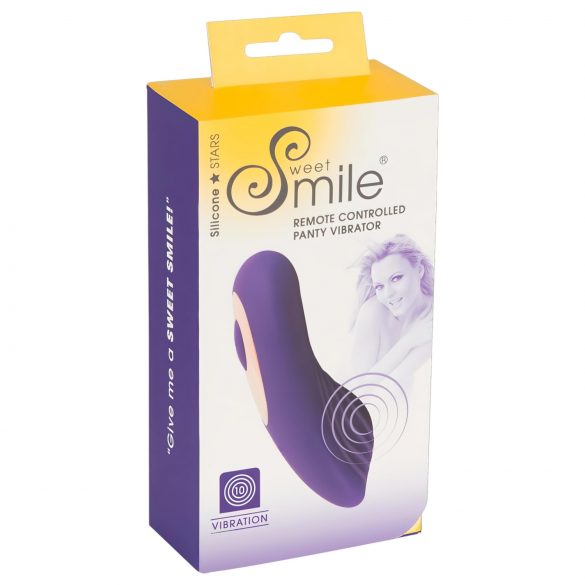 SMILE Panty - vibratore clitorideo ricaricabile con telecomando (viola)