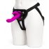 Happyrabbit Strap-On - Vibratore strap-on con coniglietto (viola)