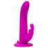 Happyrabbit Strap-On - Vibratore strap-on con coniglietto (viola)