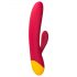 ROMP Jazz - Vibratore G-spot impermeabile con stimolatore clitorideo (rosa)