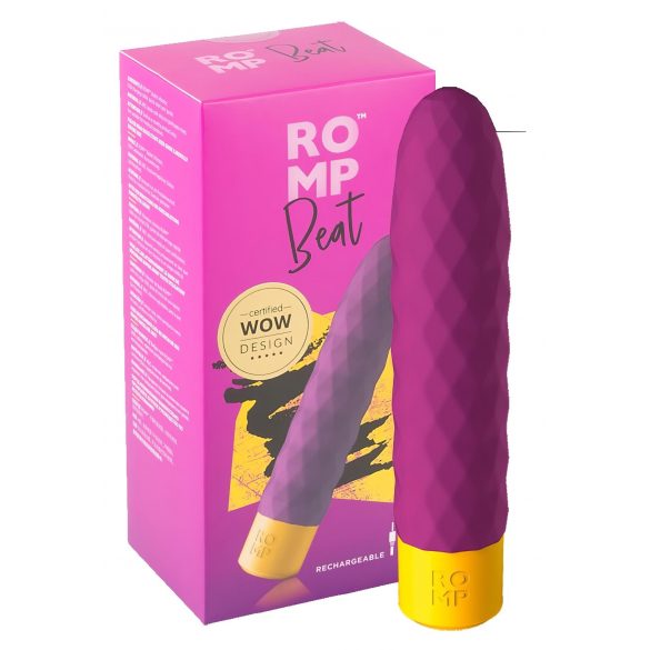 ROMP Beat - vibratore ricaricabile e impermeabile (viola)