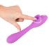 You2Toys Vibrazione 2in1 - vibratore ricaricabile 2 funzioni (viola)