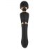 Cleopatra Wand - vibratore massaggiante ricaricabile e impermeabile (nero)