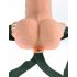 Fetish Strap-On 6 - Vibratore cavo radiocomandato da indossare (naturale)