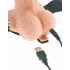 Fetish Strap-On 6 - Vibratore cavo radiocomandato da indossare (naturale)