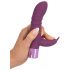 Vibratore Rabbit G-spot ricaricabile con stimolatore clitorideo (viola)