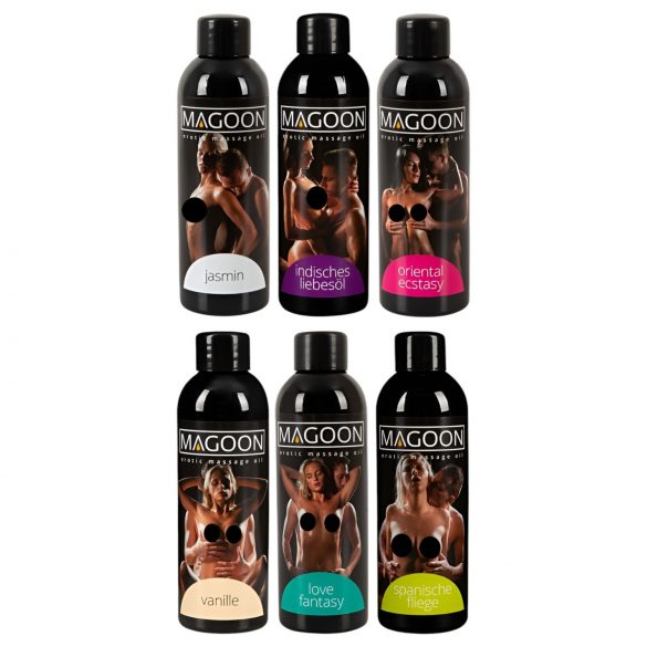 Set di oli per massaggio Magoon (6x100ml)