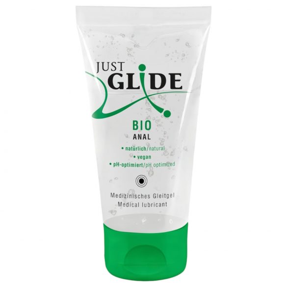 Just Glide Bio ANAL - Lubrificante vegano a base d'acqua (50ml)