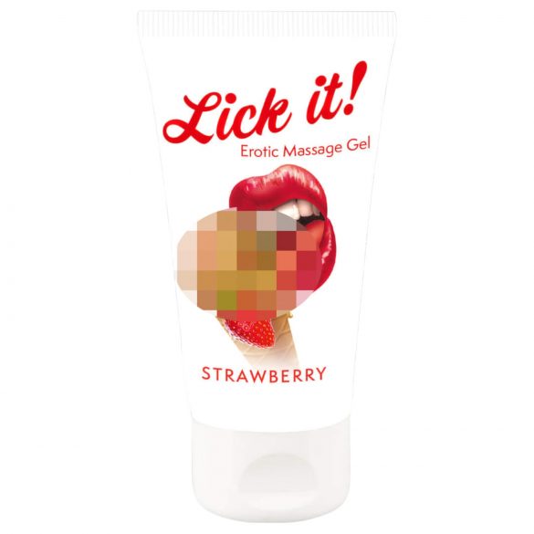 Lick it! - Lubrificante commestibile 2in1 - Fragola (50ml)