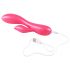 LP Jessica - vibratore intelligente impermeabile con stimolatore clitorideo (rosa)