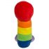 Pene di peluche - 30 cm (arcobaleno)